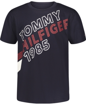 Little Boys Slant Short Sleeve Tee