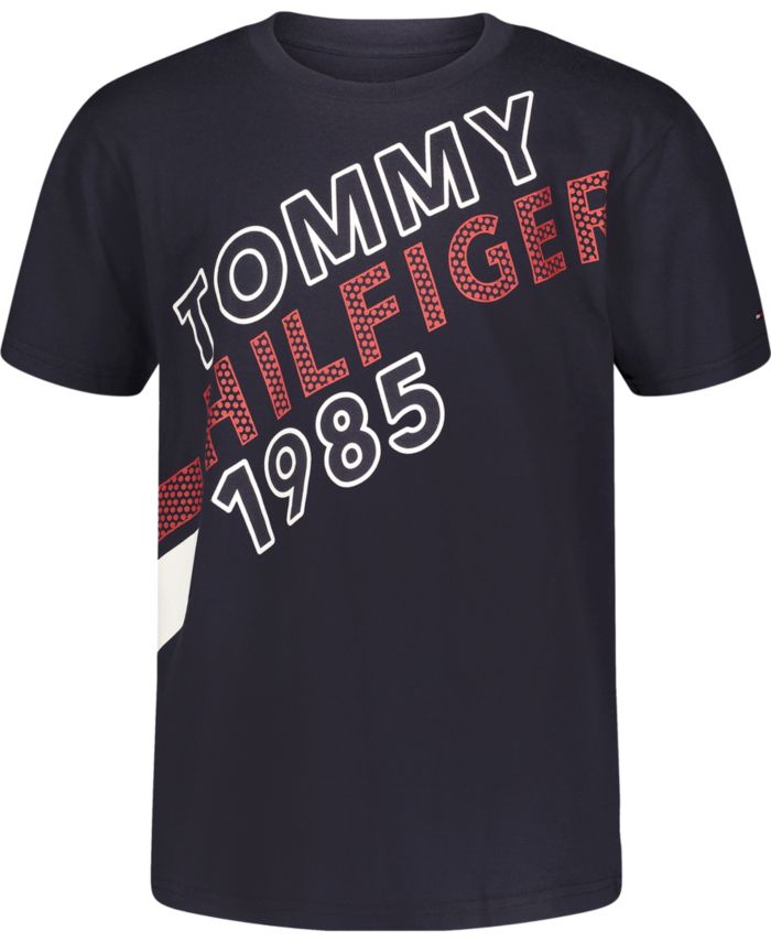Tommy Hilfiger Little Boys Slant Short Sleeve Tee & Reviews - Shirts & Tops - Kids - Macy's