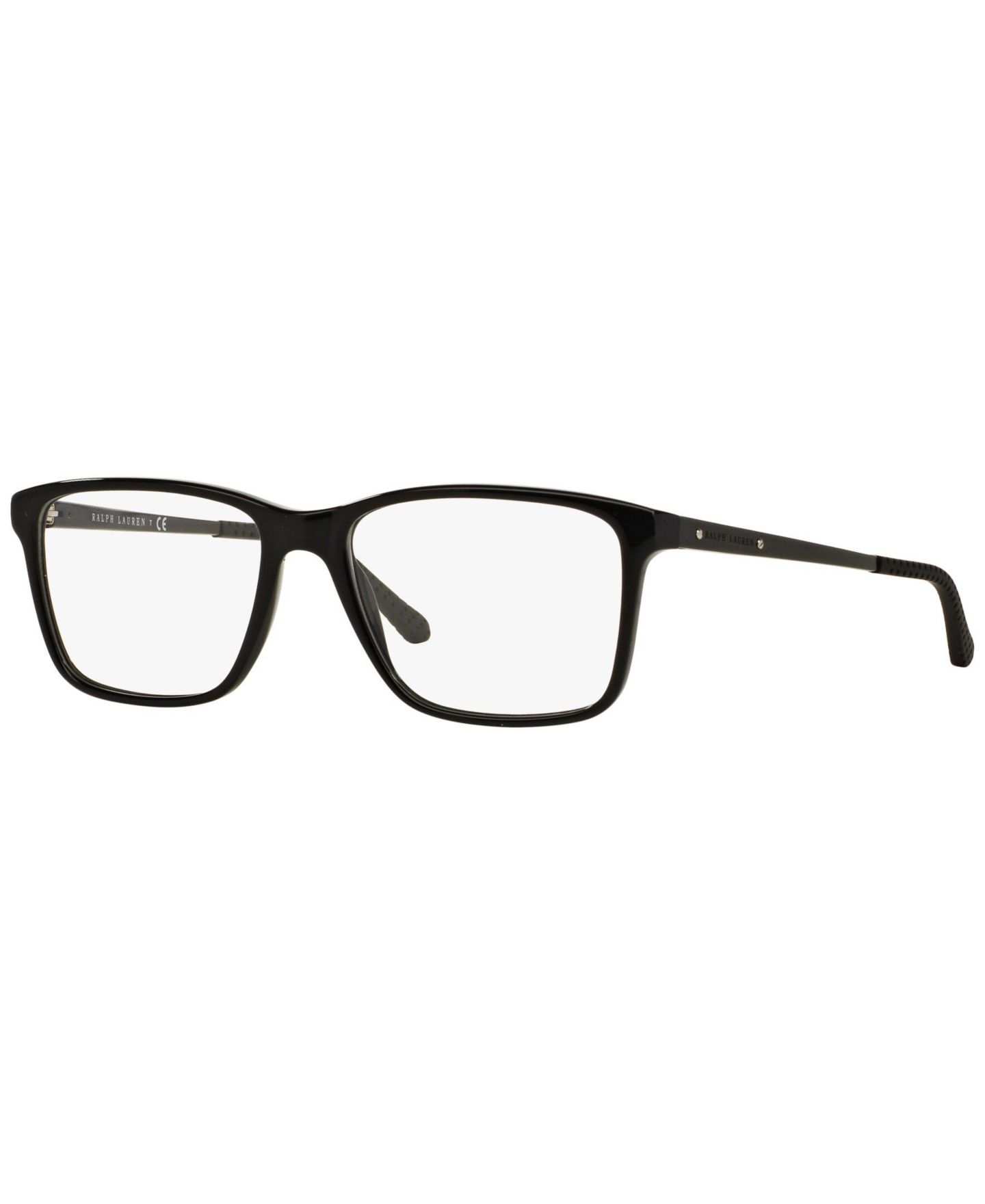 Мужские очки Ralph Lauren Man Rectangle Plastic RL6133 Eyeglasses, цвет: Чёрный — фото 1