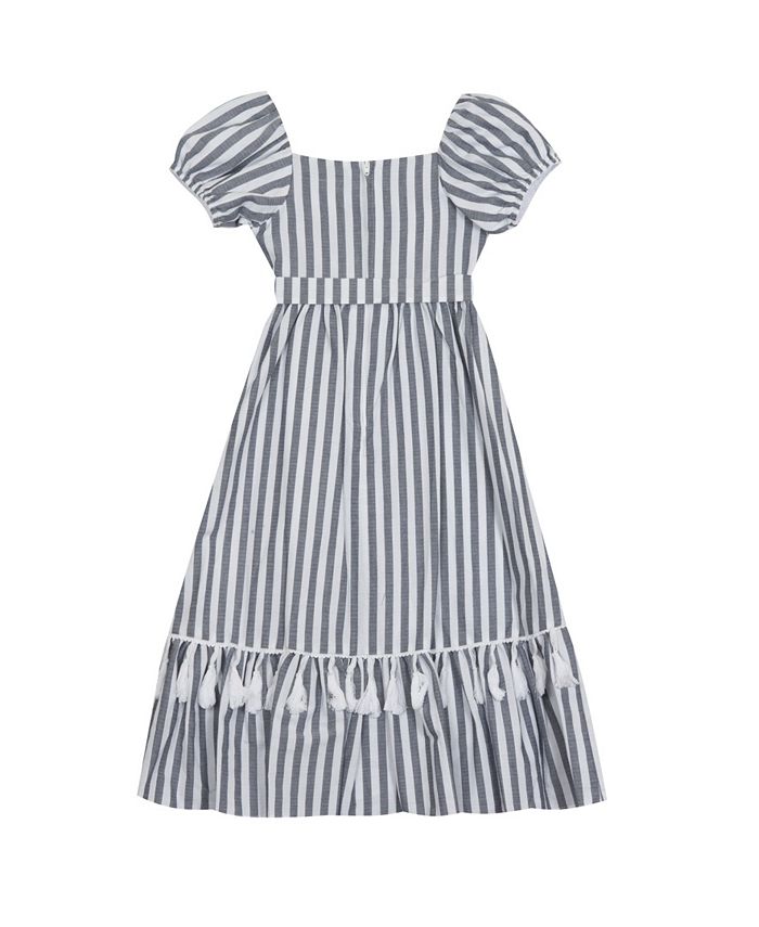 Rare Editions Big Girls Stripe Maxi Dress - Macy's