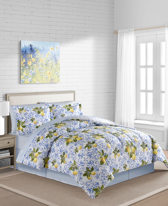 Fairfield Square Collection Lemon 8Pc. Reversible Comforter Sets Macy's
