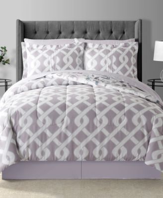 Fairfield Square Collection Sophia 8-Pc. Reversible Queen Comforter Set