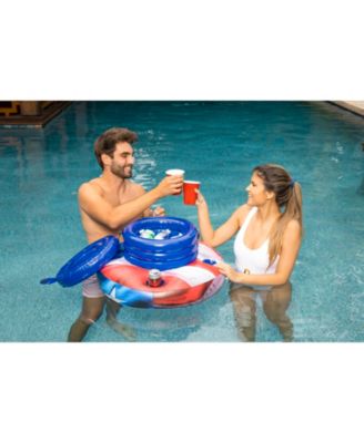 PoolCandy - Stars Stripes Floating Drink Cooler