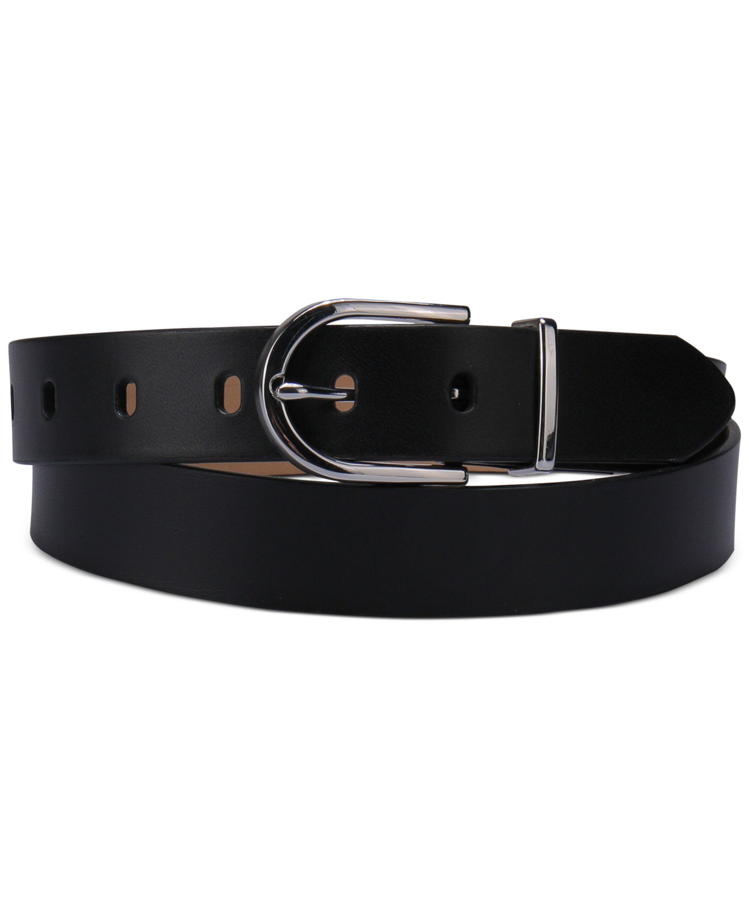 Women's Rounded Buckle Trouser Pant Dress Belt