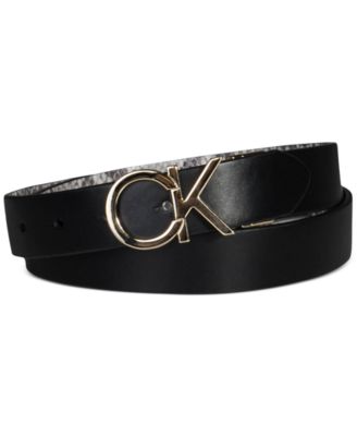 Women's Reversible Monogram Buckle Belt