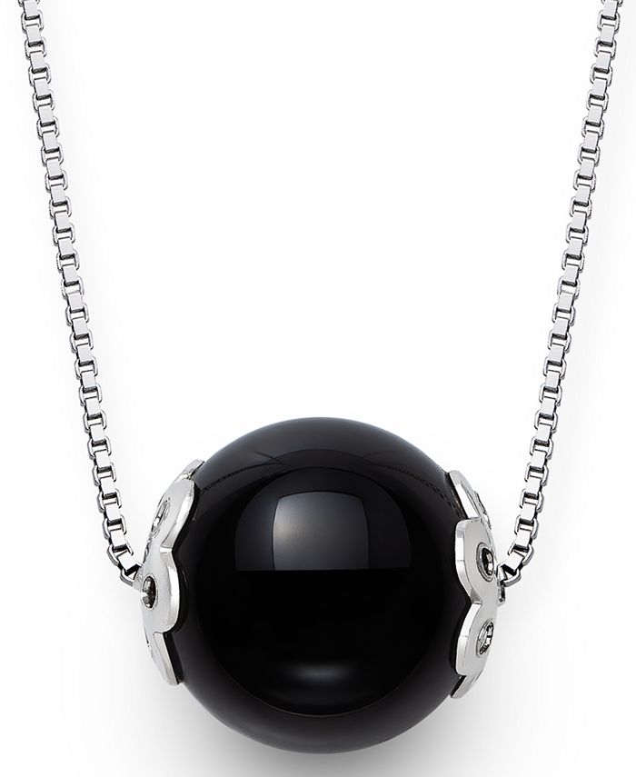 Macy's discount black necklace