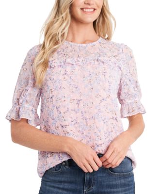 cece ruffle sleeve blouse