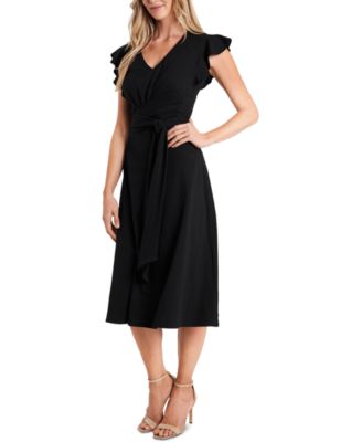 cece flutter sleeve dress