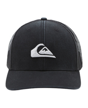 Quiksilver Men's Grounder Trucker Hat In Black