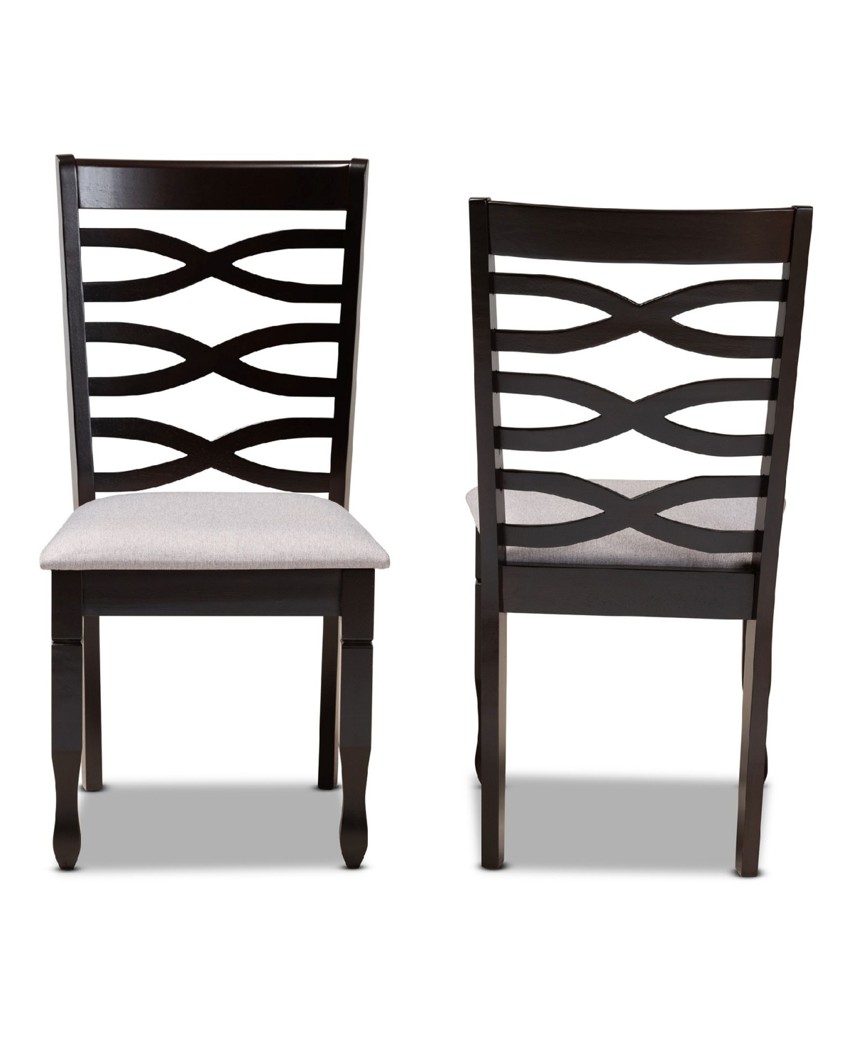 Lanier Modern and Contemporary Fabric Upholstered 2 Piece Dining Chair Set