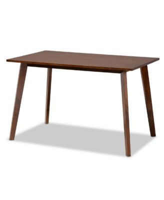 Lois Mid-Century Modern Transitional Fabric Upholstered 5 Piece Dining Set