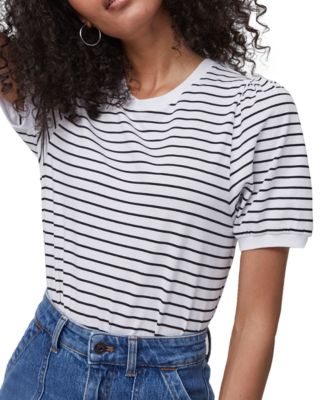 puff sleeve tee shirts