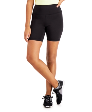 INC INTERNATIONAL CONCEPTS COMPRESSION BIKE SHORTS, CREATED FOR MACY'S