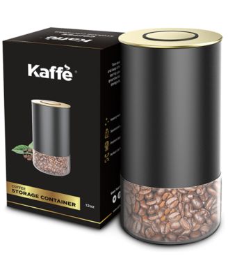 Airtight Round Coffee Storage Container, 12-Oz.
