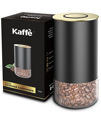 Kaffe Airtight Round Coffee Storage Container, 12-Oz. - Macy's