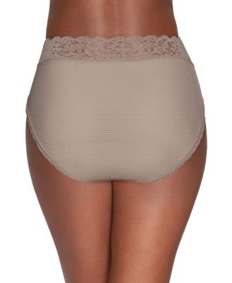 Vanity Fair Women's Flattering Lace Hi-Cut Panty Underwear 13280, extended sizes available