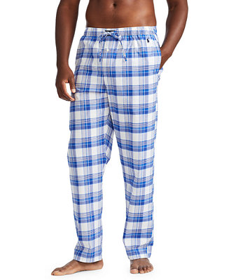 Polo Ralph Lauren Men's Stretch Plaid Pajama Pants - Macy's