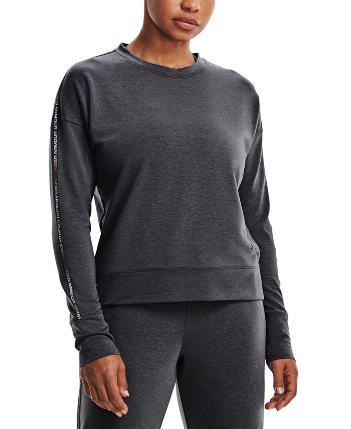 Under Armour - Rival Terry Taped Crewneck Top