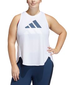 Plus Size Bar Logo Tank Top