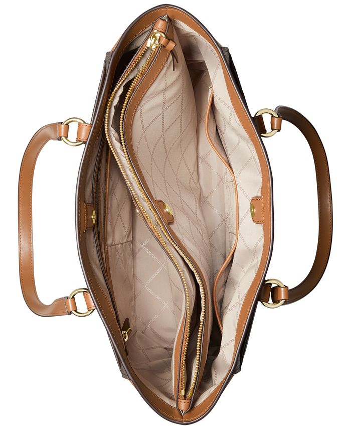 Michael Kors Signature Sullivan Large Multifunction TopZip Tote