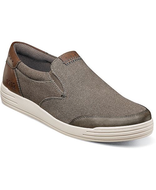 alfani Nunn Bush Men's Kore City Walk Athletic Style Canvas Slip-On Loafer Men's Shoes