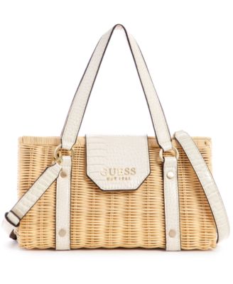 GUESS - Paloma Medium Rattan Satchel