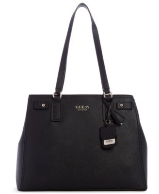 guess brinkley mini top handle bag