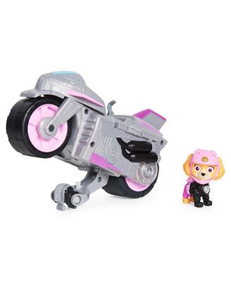 PAW Patrol - Moto Pups Skye's Deluxe Pull Back Motorcycle Vehicle with Wheelie Feature and Figure