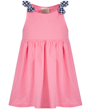 First Impressions Baby Girls Pink Cotton Dress Created for Macy's
