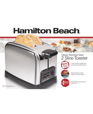 Classic Stainless Steel 2 Slice Toaster - 22782