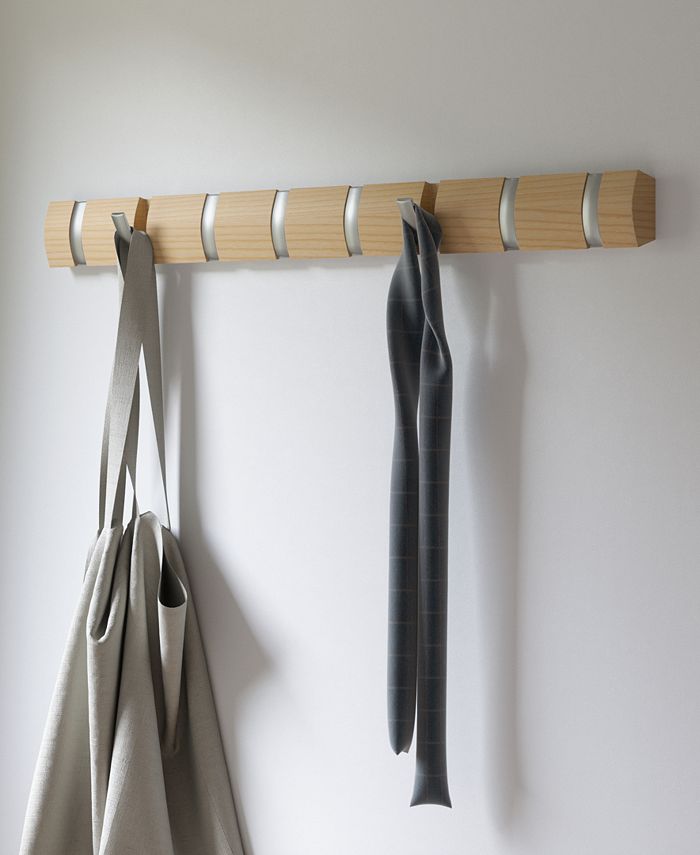 Umbra Flip WallMounted 8Hook Coat Rack Macy's