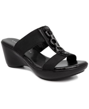Karen Scott Pimaa Slide-On Wedge Sandals Created for Macy's Women's Shoes