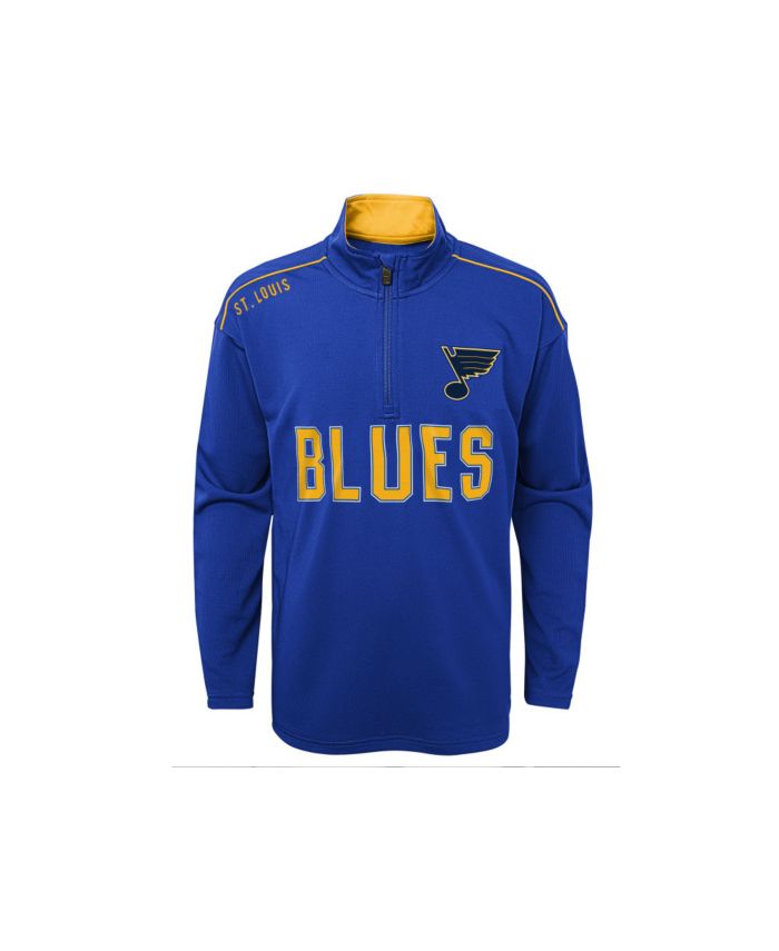 Outerstuff St. Louis Blues Youth Attacking Zone Quarter Zip Pullover & Reviews - NHL - Sports Fan Shop - Macy's