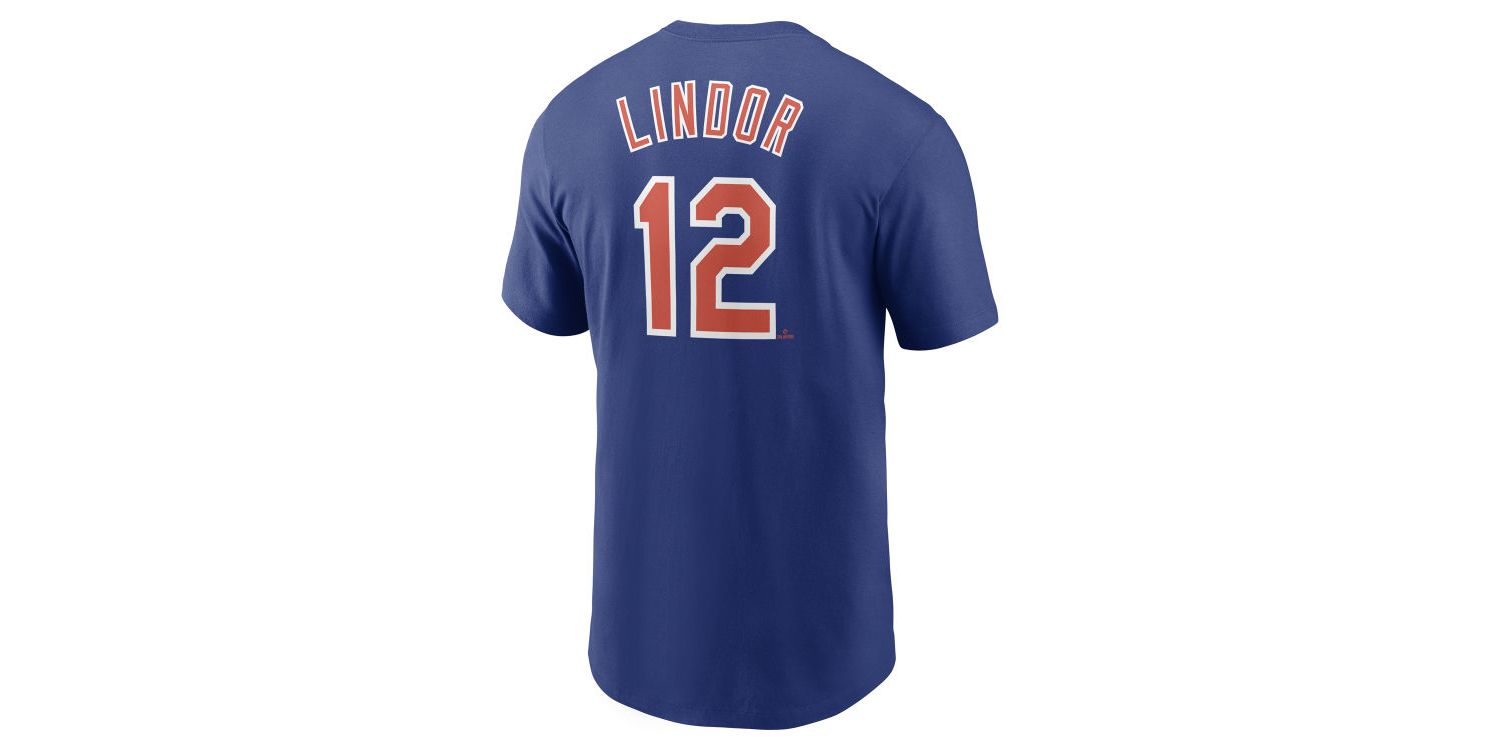 New York Mets Men's Name and Number Player T-Shirt - Francisco Lindor