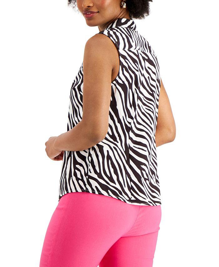 zebra beach shirt