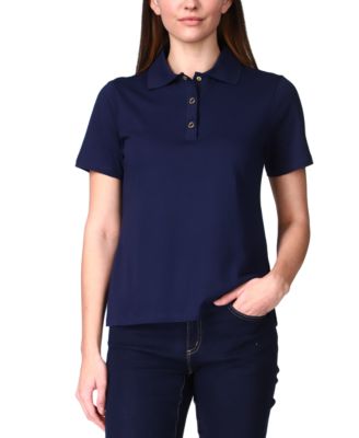 snap button polo