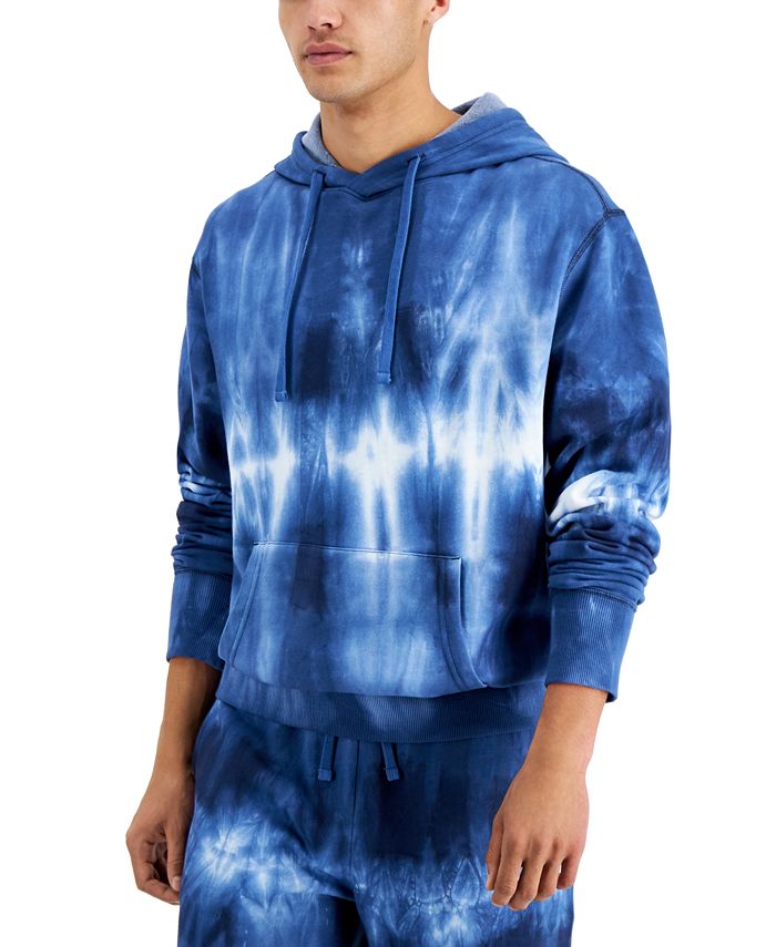 Sun + Stone Men's Shibori Hoodie, Created for Macy's & Reviews ...