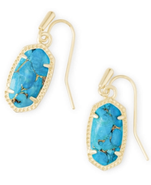 Kendra Scott 18k Gold Vermeil Blue Lapis Drop Earrings (Also in Mother-of-Pearl & Turquoise)