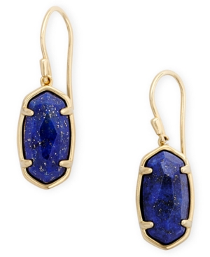 Kendra Scott 18k Gold Vermeil Blue Lapis Drop Earrings (Also in Mother-of-Pearl & Turquoise)