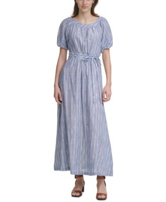 macy's calvin klein maxi dress