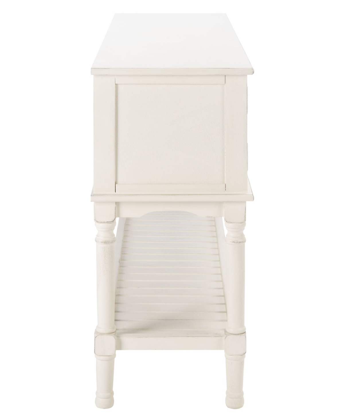 Safavieh Tate 2 Drawer 2 Door Console Table In White
