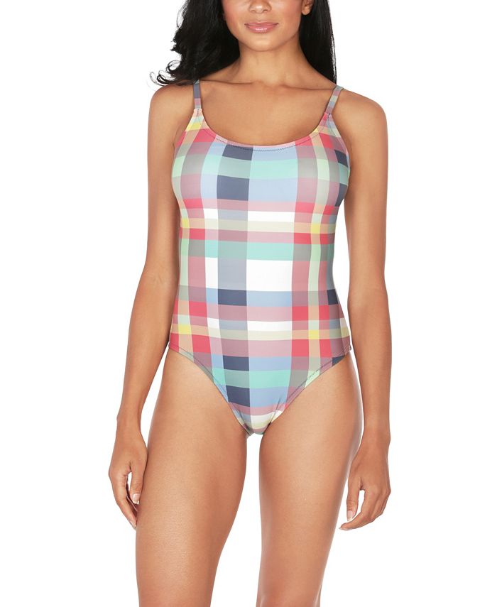 Sperry Plaid One Piece Swimsuit Macy s