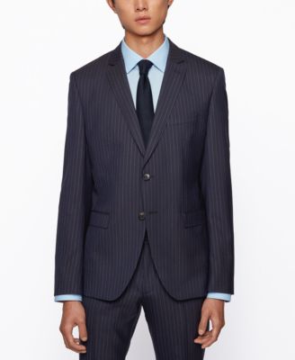 boss pinstripe suit