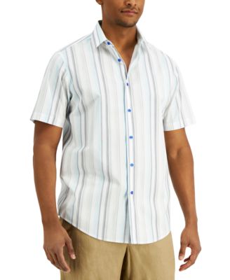 Tasso Elba - Men's Banda Space-Dyed Shirt