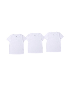 Little Boys Short Sleeve Solid Basic Tee Bundle Set of 3