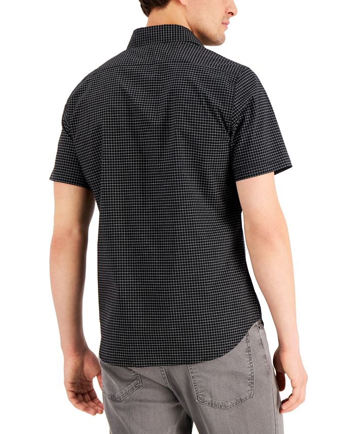 DKNY Men's Grid Standard Shirt - Macy's