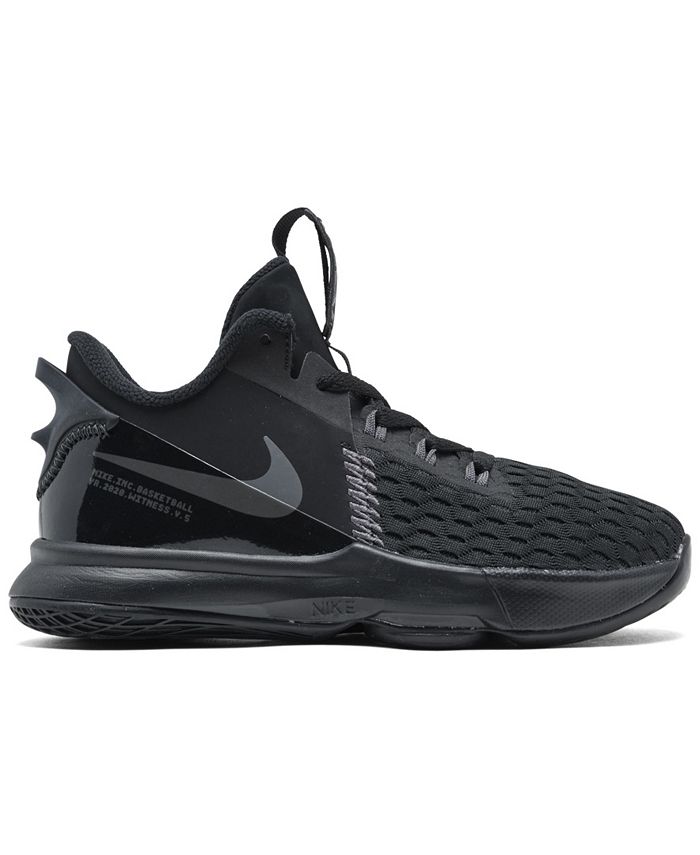 Nike Little Boys Lebron Witness 5 Basketball Sneakers from Finish Line ...