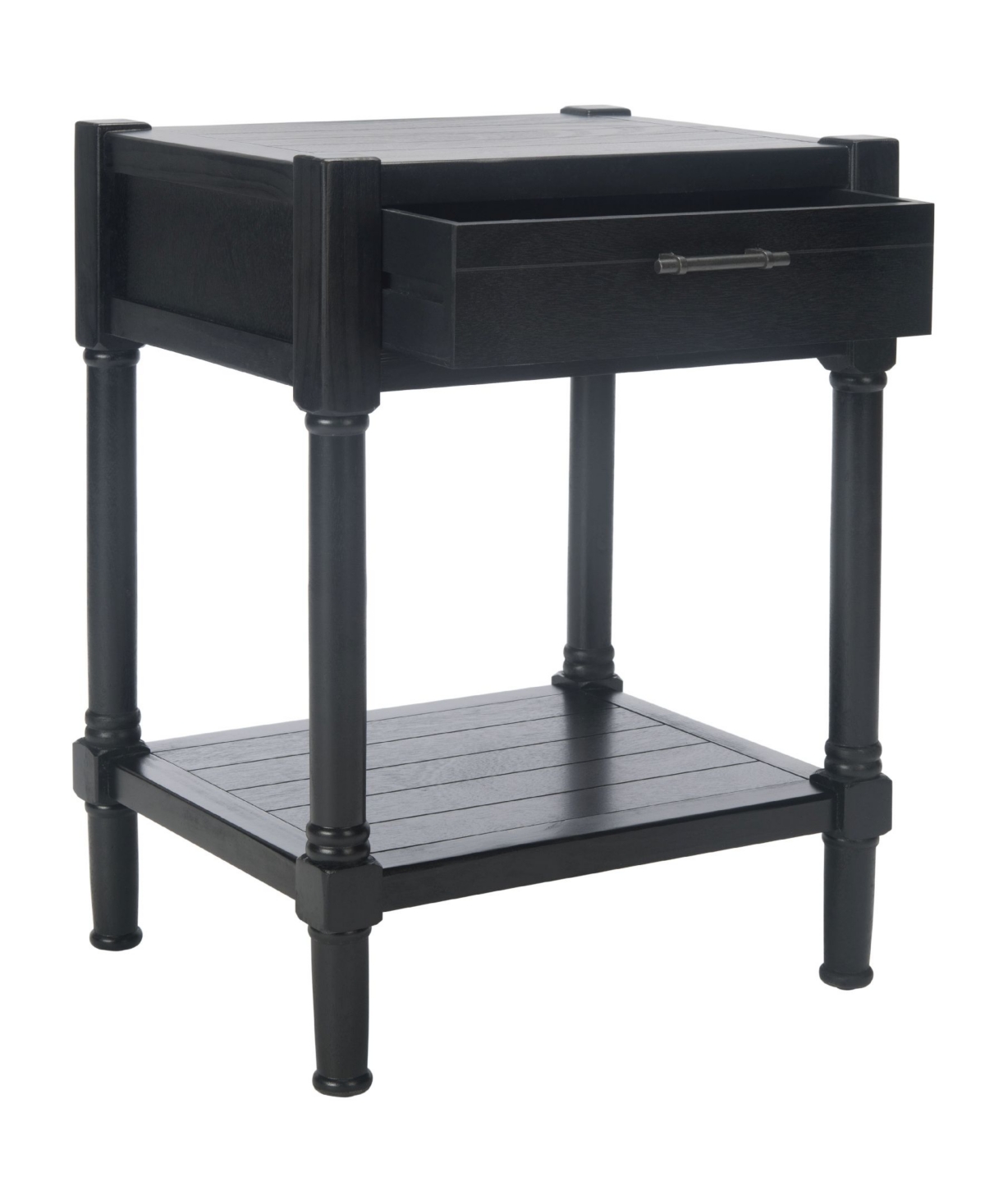 Safavieh Filbert 1 Drawer Accent Table In Black