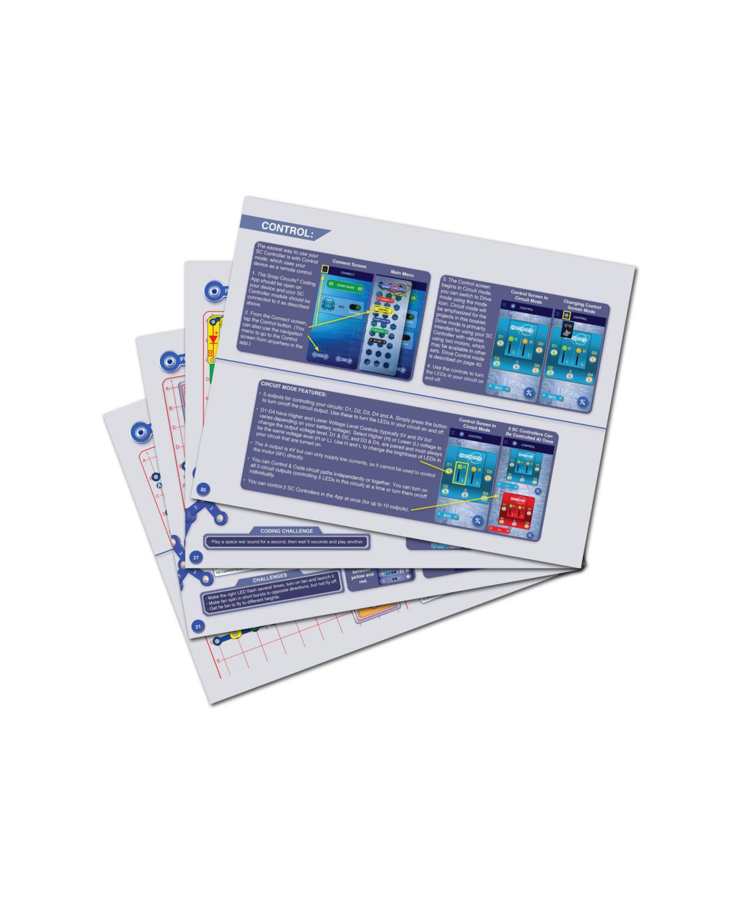 Детские игрушки Flat River Group Snap Circuits Discover Coding App-Controlled Stem Learning Kit, Ages 8+ — фото 8