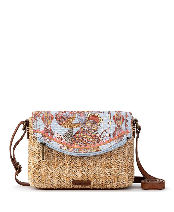 Sakroots On The Go Small Flap Messenger Crossbody Bag